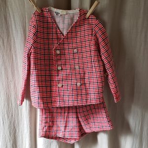 R Gee Boy's suspender suit